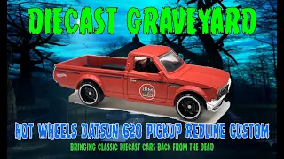 Hot Wheels Datsun 620 Pickup Redline Custom 2