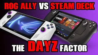 ROG Ally Vs Steam Deck, Windows vs Steam OS, Which Is The Best Handheld Gaming PC For DayZ?