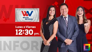 Willax Noticias Edición Mediodía -NOV 08- 1/4 - SUJETO ES ASESINADO POR SICARIO DE 14 AÑOS | Willax