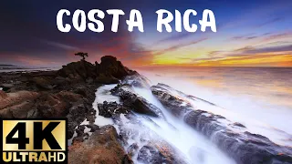 Flying Over Costa Rica (4K / 8K HD) - Stress Relief, Meditation, Yoga