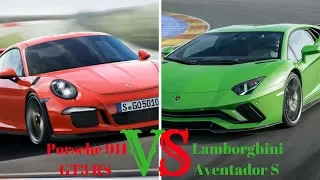 Lamborghini Aventador S vs. Porsche 911 GT3 RS Drag Race Ends in Slaughter