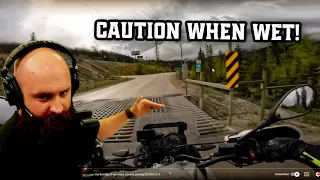 New Rider Loses Control Over A Cattle Guard