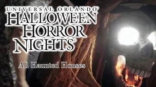 2018 Halloween Horror Nights Universal Studios Orlando All Haunted Houses HD POV