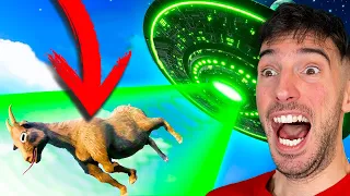 ALIENS con ONVIS ATACAN a las CABRAS LOCAS !! Goat Simulator 3 #5