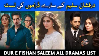 Durefishan Saleem All dramas List - Dur e fishan Top 10 dramas - Dur e Fishan best dramas