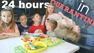 24 hours in QUARANTINE w/ 5 kids at home