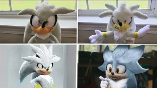 Sonic Movie But With Silver Choose Favorite Design in Plush (uh meow)