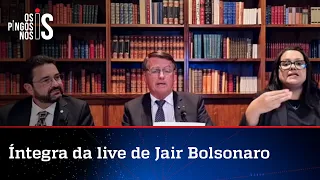 Íntegra da live de Jair Bolsonaro de 31/03/22: Moro, o traíra e mentiroso