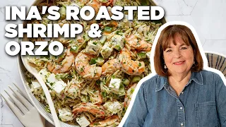 Ina Garten's Roasted Shrimp and Orzo | Barefoot Contessa | Food Network