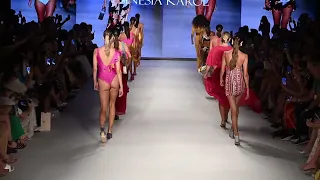 Sinesia Karol runway show finale during Miami Swim Week