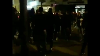 Troubles after the match PSG - Red Star Belgrade between Delije and Ultras PSG