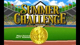 THE GAMES: Summer Challenge (PC/DOS) 1992, Accolade