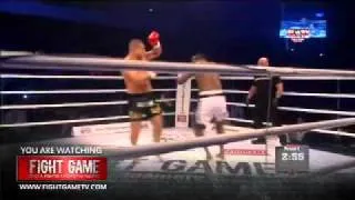 Gokhan Saki vs Wendell Roche Rd 1 at Glory World Series in Charleroi **spoiler