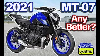 2021 Yamaha MT07 Review - Any Better? Beginner Motorcycle?