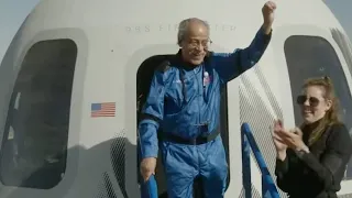 90-year-old Ed Dwight's post-Blue Origin launch reaction - "Life changing experience!"