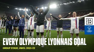 Every Olympique Lyonnais Goal From the 2021-22 UEFA Women's Champions League Group Stage