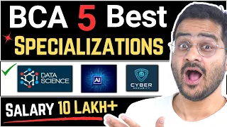 💥BCA Top 5 Specializations! Best BCA Specializations, Jobs, Salary #bca #bcajobs #bcaspecialization