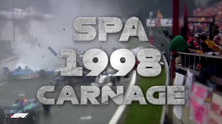 F1's Most Expensive Crash Ever...? | 1998 Belgian Grand Prix