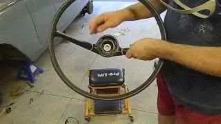 How to Restore a Classic Car Steering Wheel - hard plastic type