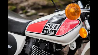 1976 Yamaha XT500 we restored