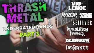 UNDERRATED THRASH METAL BANDS (80's & 90's) #3