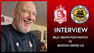 Billy Heath Post Match Interview Boston United (H)