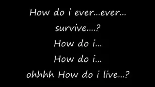 how do i live lyrics by Leann Rimes