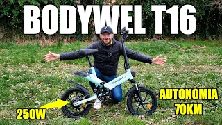 La MINI Bici Elettrica ECONOMICA adatta a TUTTE le ETÀ ! BODYWEL T16