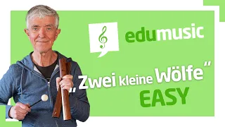 #edumusic - "Zwei kleine Wölfe" mit einfacher Xylobegleitung