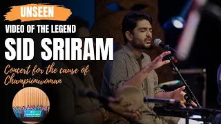 Sid Sriram On-stage performance at Aikya 2018 - Fundraising Carnatic concert