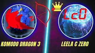 Komodo Dragon vs Leela C Zero || Top Level QUEEN Hunt!!!