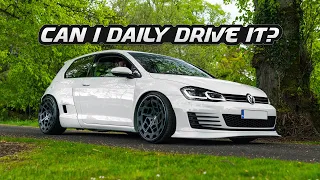 FIRST DRIVE of my Pandem MK7 Golf | Don't buy CHEAP coilovers!