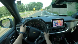 2021 Chevy Tahoe POV Test Drive - Impressive Full Size SUV!