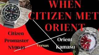 Citizen Promaster NY0040 vs Orient Kamasu. When Citizen met Orient! Which is The Best Budget Diver?