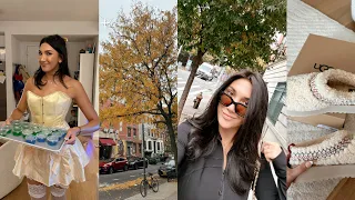 VLOG: NYC days in my life! spooky szn, halloween weekend, party prep + more 🎃👻