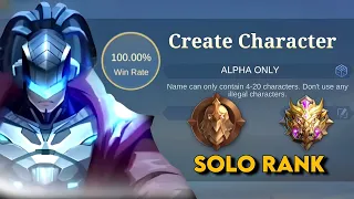 100% WINRATE FROM WARRIOR TO MYTHIC!? ALPHA ONLY😱(Hardest challenge ever)