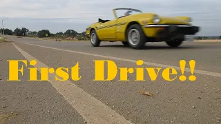 Finally Legally Driving The 1976 TRIUMPH SPITFIRE 1500!