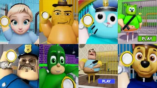 All Games BARRY PRISON RUN Roblox Frozen Elsa Gegagedigedagedago Pj Masks Hello Neighbor Paw Patrol