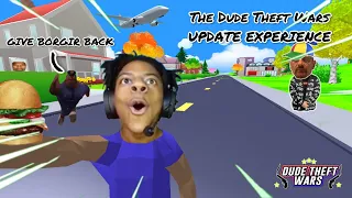 The DUDE THEFT WARS update Experience             with memes