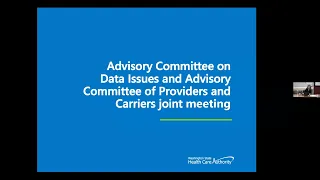 June 6, 2023 HCCTB Advisory Committee on Data Issues/Advisory Committee of Providers and Carriers