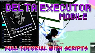 How to install 🥷DELTA EXECUTOR full mobile tutorial with bloxfruit scripts!