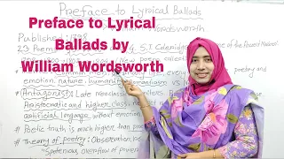 Preface to Lyrical Ballads By William Wordsworth in Bengali Summary Explanation and Analysis |