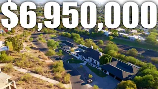 Touring a $6,950,000 Paradise Valley Arizona Mansion with its own PRIVATE GOLF COURSE