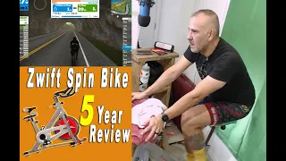 Zwift Spin Bike 5 Year Review