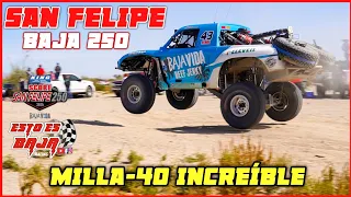 Baja 250 2023 San Felipe B.C.- Milla 40, Motos,Trophy Truck.