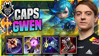 CAPS BRINGS BACK GWEN TOP! - G2 Caps Plays Gwen TOP vs Sett! | Patch 11.14