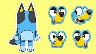 Bluey and Bingo Make a Funny Face Theme!