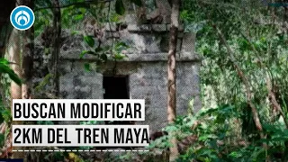 Por hallazgo de ruinas mayas, INAH busca modificar trazo del Tren Maya