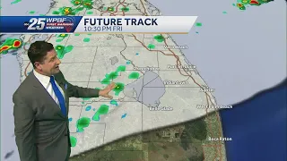 Cold front bringing more rain and below average temperatures across South Florida