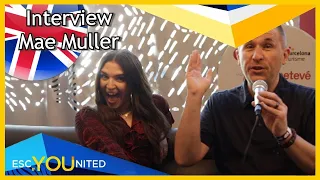 INTERVIEW Mae Muller (United Kingdom 2023) - Barcelona Eurovision Party